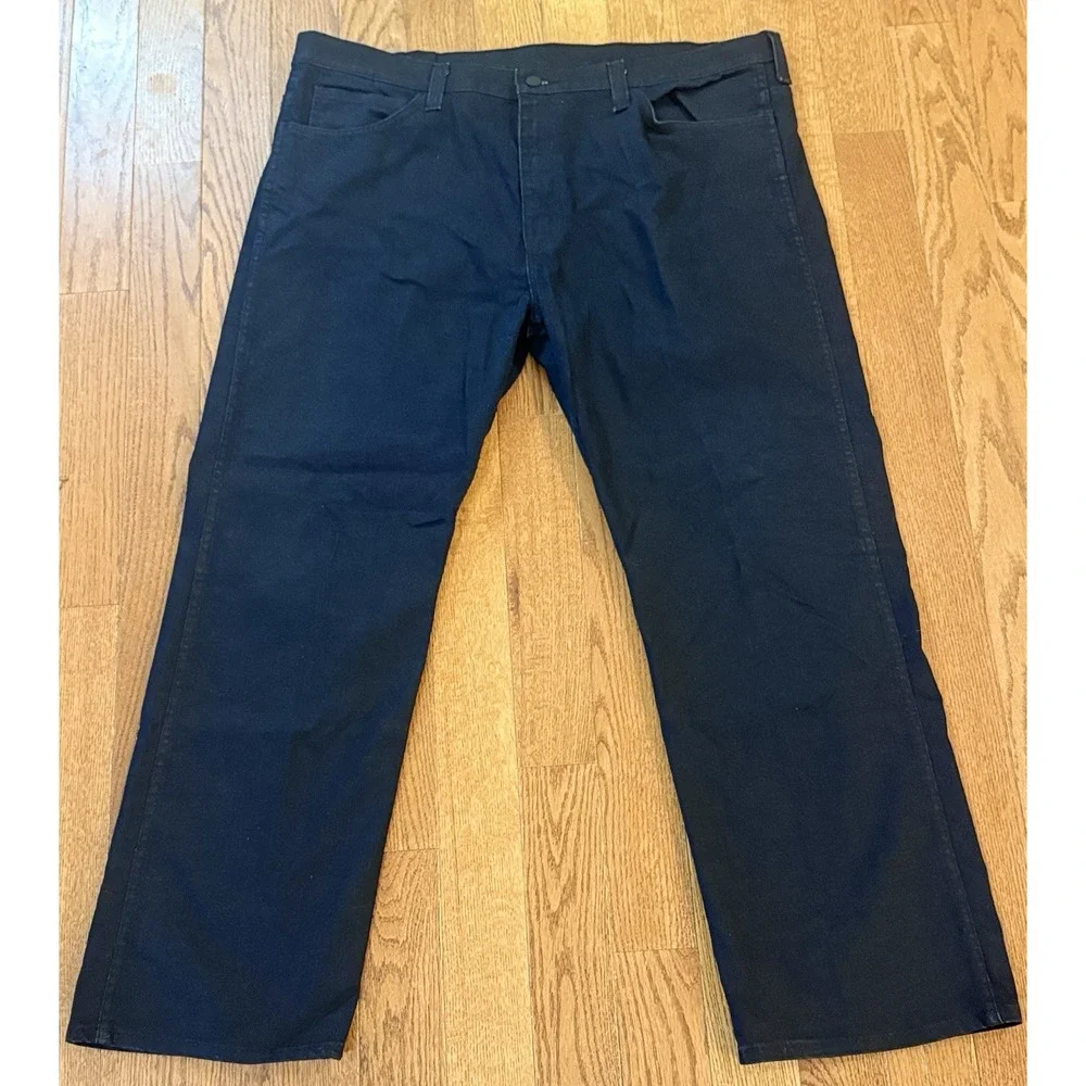 Levi's 569 Jeans Men 40x32 Black Dark Wash Loose Fit Straight Leg Baggy